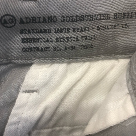 AG Suppply AG Vintage Straight Utility Work Wear Pants Mens 38 Gray Regular Fit - Picture 8 of 12